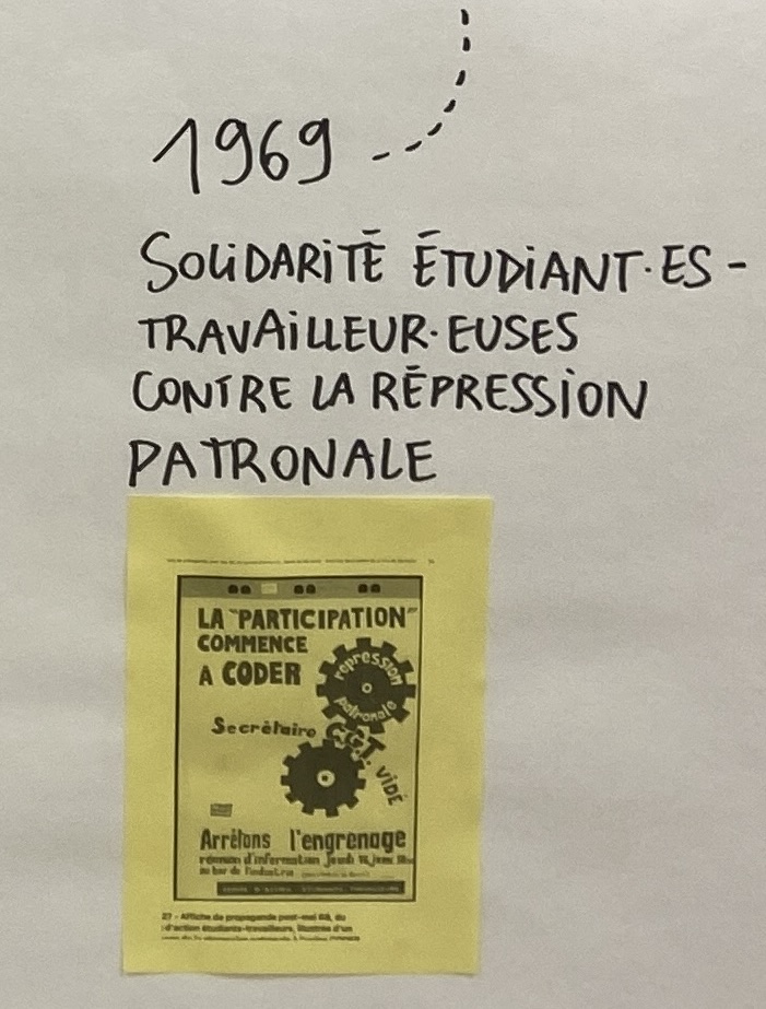 Solidarité étudiante avec les travailleurs