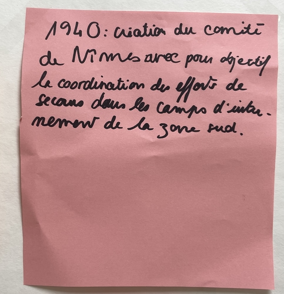 Création du comité de Nîmes