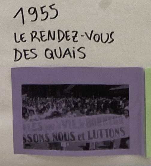 Le rendez-vous sur les quai