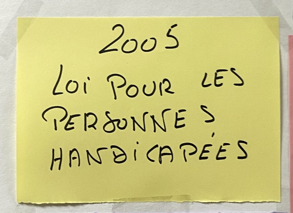Loi pour l’égalité des droits et des chances des personne handicapées