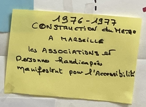 Manifestations pour l’accessibilité du métro